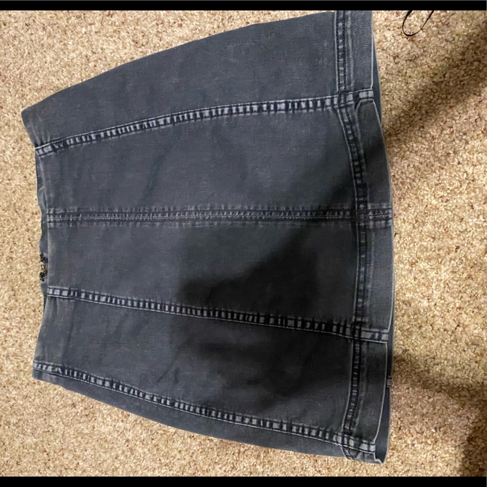 Free people denim skirt